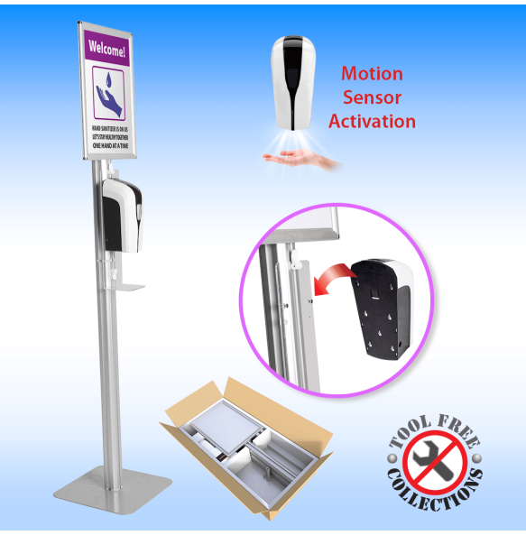 Auto Hand Sanitizer Station
