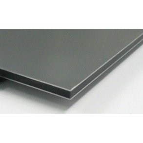 4mm Acm Panel White/Silver Metallic 2440mm x 1220mm x4mm ACM-4-W-SIL