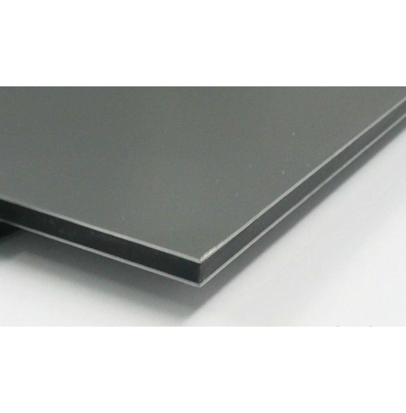 4mm Acm Panel White/Silver Metallic 2440mm x 1220mm x4mm ACM-4-W-SIL