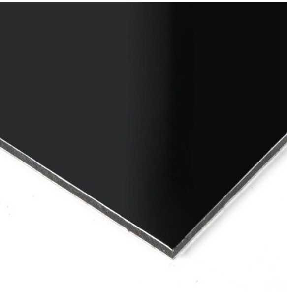 4mm Acm Panel Black Gloss 2440mm x 1220mm x4mm