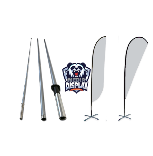 Fiberglass Flag Pole Small NewVersion