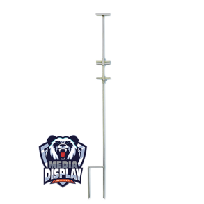 Sign Holder Ground Spike Adjustable