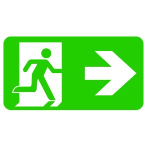 Sign Safety Safety Exit 240x130mm