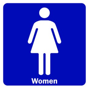 Sign Safety Women 120x120mm