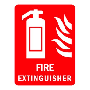 Sign Safety Fire Extinguisher 230x300mm
