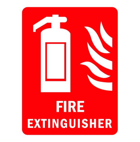 Sign Safety Fire Extinguisher 230x300mm