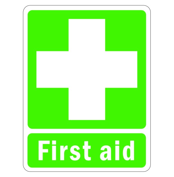 Sign Safety First Aid 230x300mm